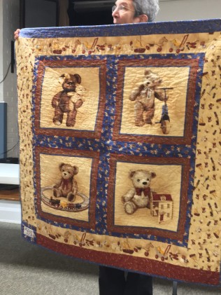 Teddy bear quilt