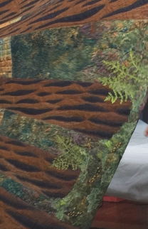 Closeup of Muir woods quilt