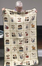 sewing themed quilt